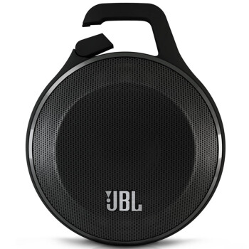 JBL Clip 音乐盒升级版 无线蓝牙音箱 低音炮 可通话 便携迷你音响 黑色