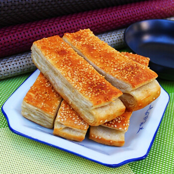 千层饼芝麻香酥饼发面缸炉500g 甜味【圆饼】