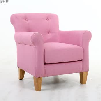 欧式沙发组合客厅阳台卧室小沙发单人迷你服装店沙发椅整装小户型