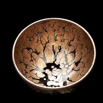 古垚/陈为聪金油滴建盏 手工天目釉茶杯品茗杯 陶瓷功夫茶具七彩杯