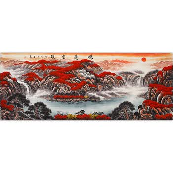 美协会员 王豪《鸿运当头》