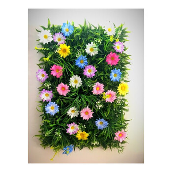 绢花玫瑰花墙壁装饰 橱窗影楼花设计 婚庆背景仿真植物花墙liy3 hq