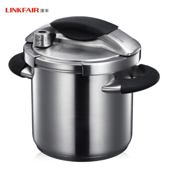 凌丰厨具不锈钢高压锅具20cm5L压力锅明火燃气电磁炉通用包邮