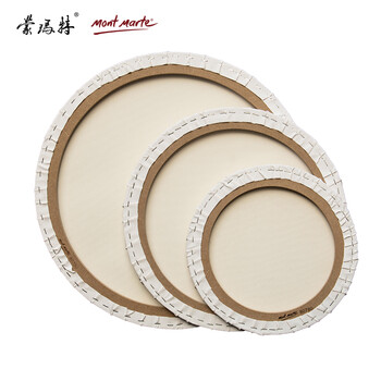 蒙玛特(Mont Marte)油画框圆形直径30cm 丙烯油画颜料学生画画工具棉布油画布板套装 美术油画布框CMRD0030美术写生 蒙玛特(Mont Marte)油画框圆形直径30cm 丙烯油画颜料学生画画工具棉布油画布板套装 美术油画布框CMRD0030美术写生