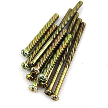 利德仕 开关插座面板安装螺钉m4圆头3 4 5 7 6 8 10 cm公分加长螺丝