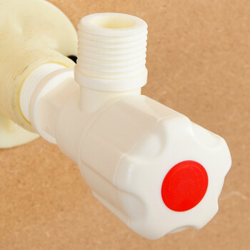 洁具塑料三角阀4分pp角阀 冷热水器通用厨房加厚止水开关 1个