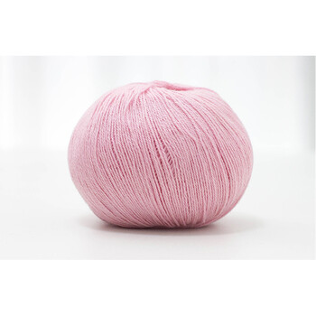 手工diy编织材料中粗围脖细毛线男士山羊绒织围巾的毛线 粉红色