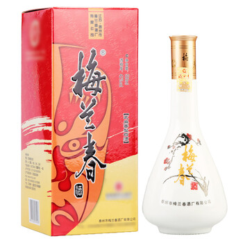 泰州★梅蘭春★芝麻香型白酒★度数46％、125ml×4本 正品】梅蘭春芝麻香型白酒42度20年陳釀鑑賞三型泰州梅蘭春酒