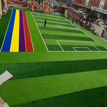仿真人造草坪假草皮塑料人工幼儿园阳台楼顶户外足球场绿色地毯草