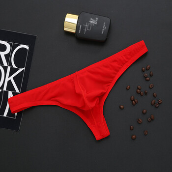 枪弹分离性感男士情趣内裤男露jj小受潮小受韩版三角裤露jj丁字裤男