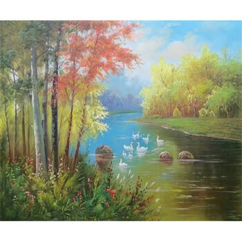 黄欣雨《阳光明媚》  布面油画