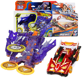 3十二星座暴力飞车组合全套装 儿童玩具套装 (裂地崩龙 爆旋猎兵)套装