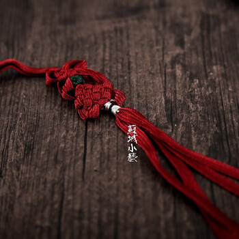 手工绳结编制 背云挂饰品质定制款 红色款