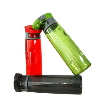 
                                        contigo 美国 塑料运动水杯 户外登山运动防漏水杯旅行壶750ml 红色                