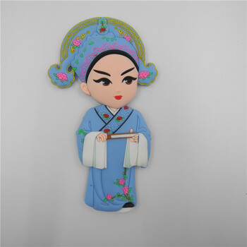 京剧脸谱冰箱贴软磁性贴 中国风送老外特色出国礼品创意贴饰 梁山伯