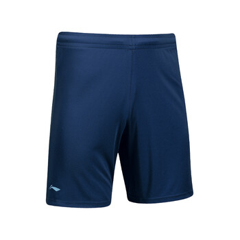 li-ning/李宁短裤 夏季男子足球篮球跑步训练裤比赛运动裤 藏蓝色aapk