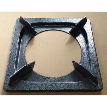 厨房煲仔炉炉架架子煤气灶配件 炉具零件铸铁架支架方形锅架18*18厘米