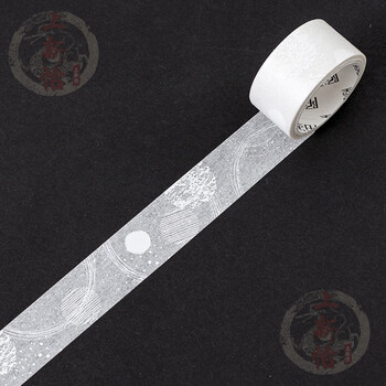 一立白墨白色蕾丝和纸胶带 圣诞小清新日本手帐礼物diy装饰贴纸 白墨