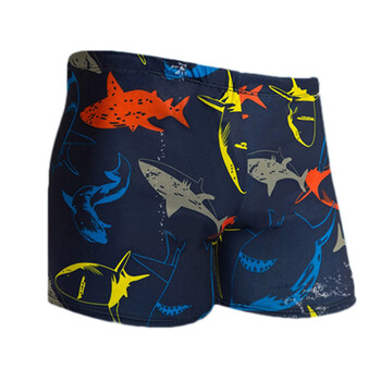 泳裤 男温泉时尚大码平角宽松系带游泳裤 鲨鱼 xxxxl 腰围3尺到3尺5