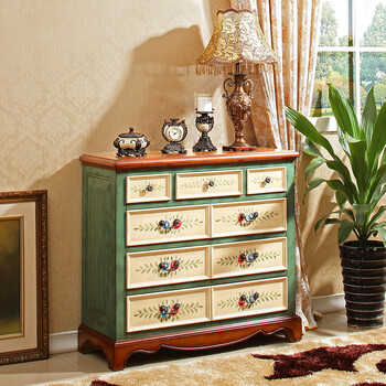 欧式抽屉式收纳柜