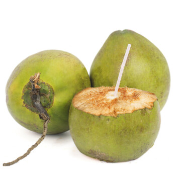 念国 海南特产去皮青椰子 椰青3个装 2kg 毛椰椰子汁 新鲜水果生鲜