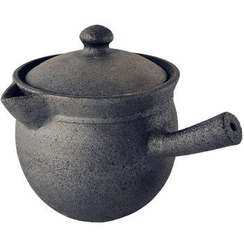 荥经老式土砂锅大容量中药无釉沙锅明火燃气煎药熬药罐传统养生壶