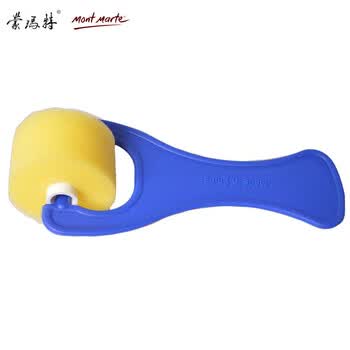 蒙玛特(Mont Marte)美术海绵刷25mm 滚筒儿童画画海绵棒水粉水彩颜料画刷 幼儿启蒙早教绘画涂鸦工具MACR0001 速写 马克笔绘画