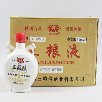 三粮液(定军山牌)约2004-2006年 52度 500ml 6瓶/箱【81】老酒 拍卖