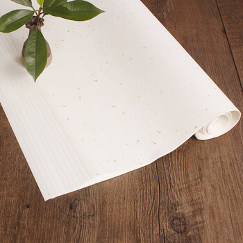 苏雅 安徽四尺粉彩宣纸描金书法创作宣纸 白色 10张 洒金