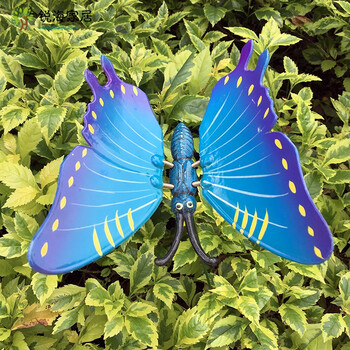 锐海 花园摆件塑料工艺品园林景观户外装饰摆件仿真动物蝴蝶模型道具