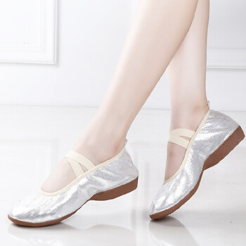 平底舞蹈鞋女软底透气成人跳舞鞋广场舞鞋子秋季防滑表演布鞋四季