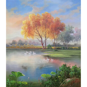 黄欣雨《阳光明媚》  布面油画