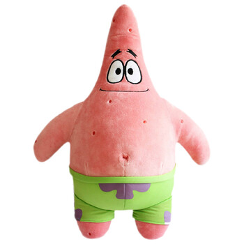 海绵宝宝派大星毛绒公仔对装大号玩偶布娃娃儿童毛绒玩具 46cm派大星
