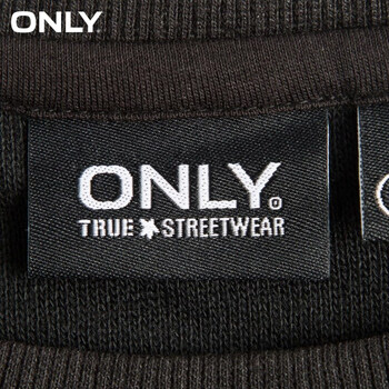 ONLY秋装新品圆领蝙蝠七分袖短款T恤上衣女T|114330084 010黑 170/88A/L