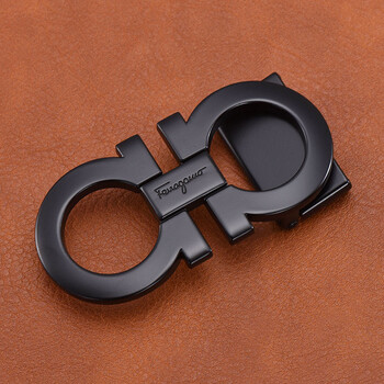 双d皮带扣头板扣男士皮带头带孔扣平滑扣钉扣针扣腰带头3.