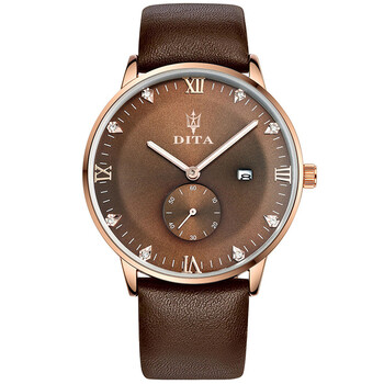 迪塔(dita)手表男商务男士腕表石英表英伦风个性真皮男表 超凡系列 cf