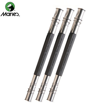 马利(Marie's)铅笔延长器3个装双头铅笔加长杆延长增长接笔器套装8-10mm铅笔适用速写马克笔绘画