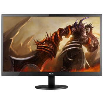 AOC E2070SWN 19.5英寸LED背光节能窄边框液晶显示器（黑色）