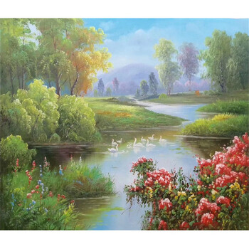 黄欣雨《阳光明媚》  布面油画