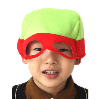 儿童节玩具面具套装忍者神龟龟壳cos道具头罩刀 儿童忍者神龟面罩