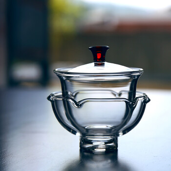 快客杯 一壶一二杯玻璃旅行茶具套装便携包 不烫手