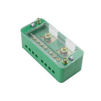 hs6/hy2-8二进八出接线盒 家用配电箱分线盒分线端子分线器2进8出
