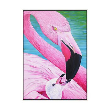 现代简约客厅装饰画沙发背景墙画玄关餐厅卧室挂画书房火烈鸟壁画 b1