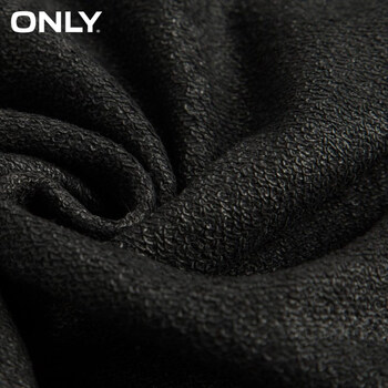 ONLY秋装新品圆领蝙蝠七分袖短款T恤上衣女T|114330084 010黑 170/88A/L