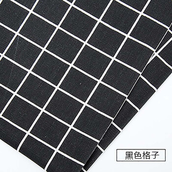 棉麻桌布印花布料面料网红ins风沙发布背景布格子布北欧茶几餐桌布