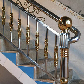 304不锈钢楼梯扶手起步柱大将军柱起头柱栏杆立柱围栏护栏龙头柱sn