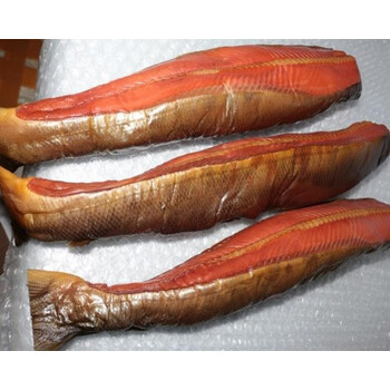 俄罗斯大马哈鱼 熏鱼马哈鱼脊背 熏鱼脊背 下酒菜即食马哈鱼 * 2