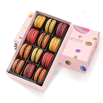 马卡龙甜点正宗法国手工法式糕点零食24枚礼