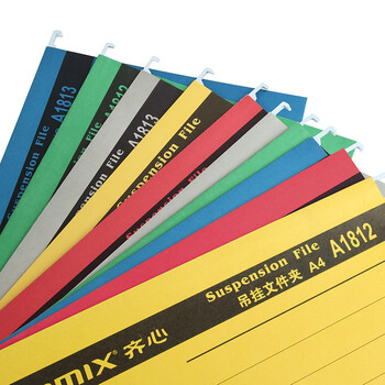 齐心(Comix) 25个易查找吊挂夹文件夹 A4 纸质资料夹 绿 A1812 齐心(Comix) 25个易查找吊挂夹文件夹 A4 纸质资料夹 绿 A1812