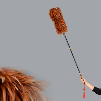 厨格格 除尘掸可伸缩家用车用鸡毛掸子静电吸附可水洗吸附除灰尘器棕色 厨格格 除尘掸可伸缩家用车用鸡毛掸子静电吸附可水洗吸附除灰尘器棕色